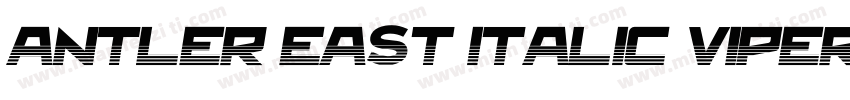 Antler East Italic Viper字体转换